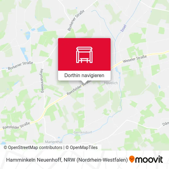Hamminkeln Neuenhoff Karte