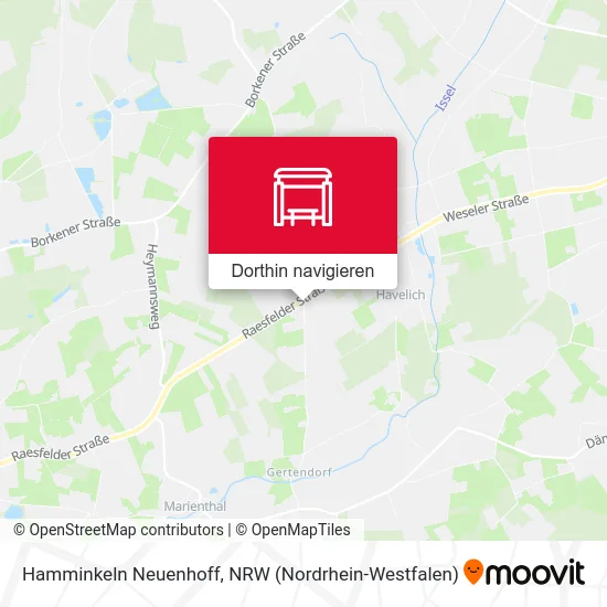 Hamminkeln Neuenhoff Karte