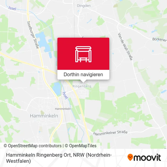 Hamminkeln Ringenberg Ort Karte