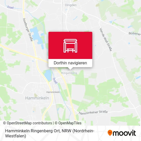 Hamminkeln Ringenberg Ort Karte