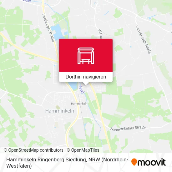 Hamminkeln Ringenberg Siedlung Karte