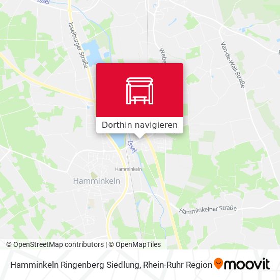 Hamminkeln Ringenberg Siedlung Karte