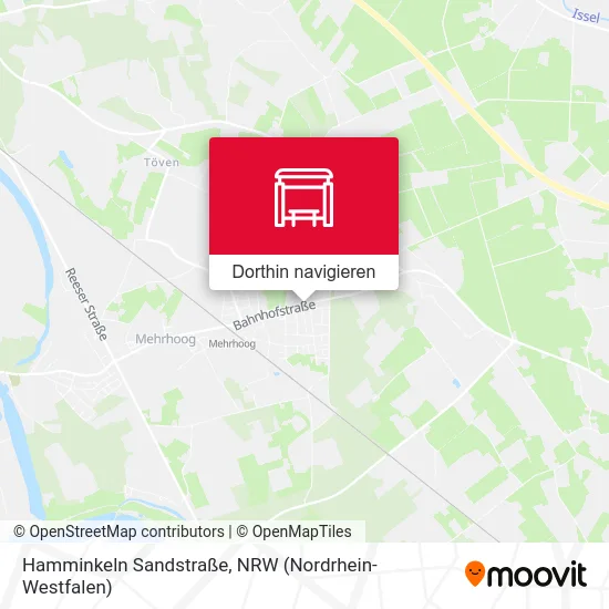 Hamminkeln Sandstraße Karte