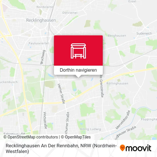 Recklinghausen An Der Rennbahn Karte