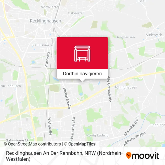 Recklinghausen An Der Rennbahn Karte