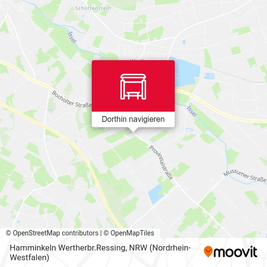 Hamminkeln Wertherbr.Ressing Karte