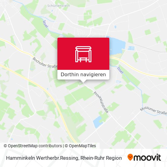 Hamminkeln Wertherbr.Ressing Karte