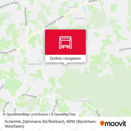 Schermb.,Dämmerw.Str/Rehbach Karte