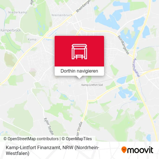 Kamp-Lintfort Finanzamt Karte