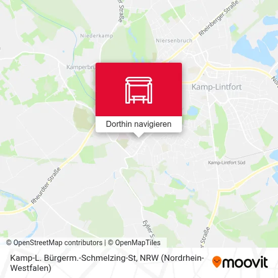 Kamp-L. Bürgerm.-Schmelzing-St Karte