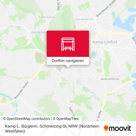 Kamp-L. Bürgerm.-Schmelzing-St Karte