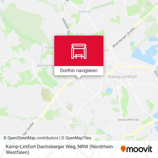 Kamp-Lintfort Dachsberger Weg Karte