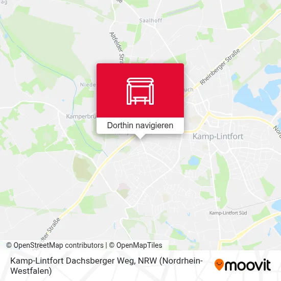 Kamp-Lintfort Dachsberger Weg Karte