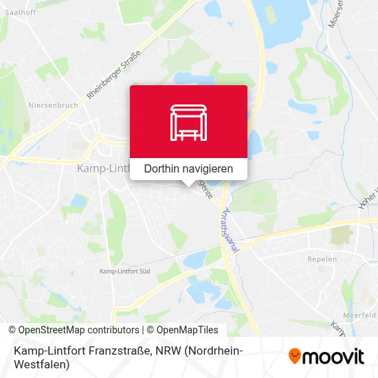 Kamp-Lintfort Franzstraße Karte