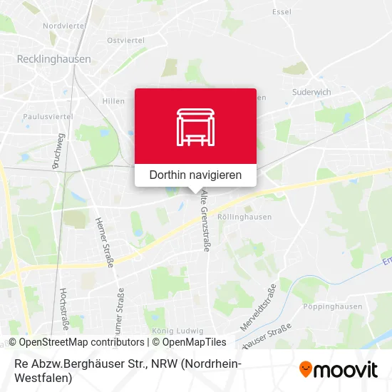 Re Abzw.Berghäuser Str. Karte