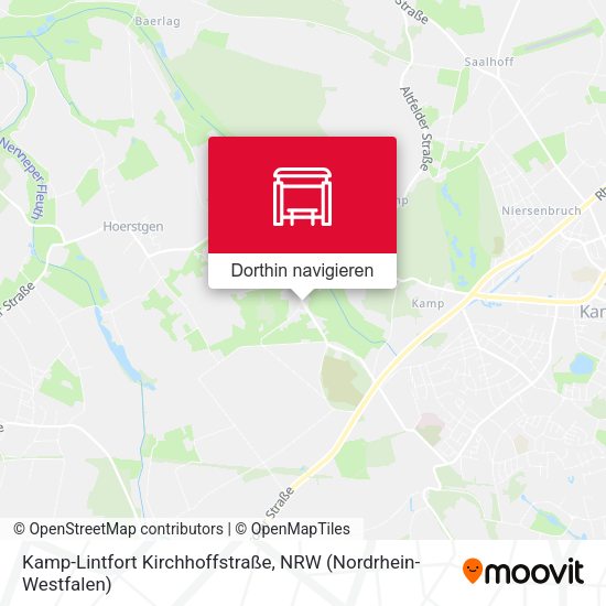 Kamp-Lintfort Kirchhoffstraße Karte
