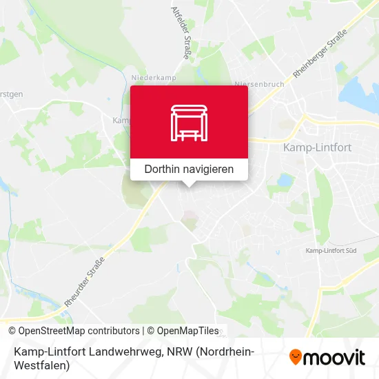 Kamp-Lintfort Landwehrweg Karte