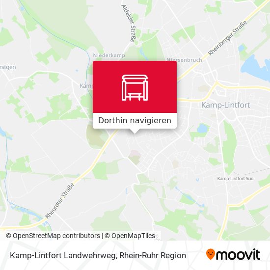 Kamp-Lintfort Landwehrweg Karte