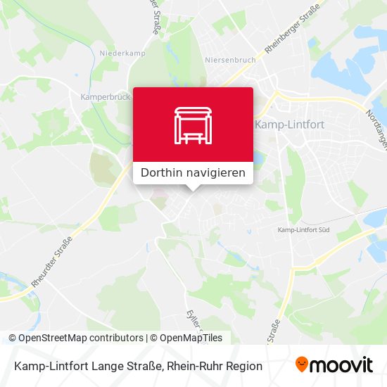 Kamp-Lintfort Lange Straße Karte