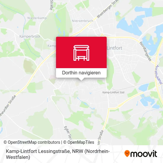 Kamp-Lintfort Lessingstraße Karte