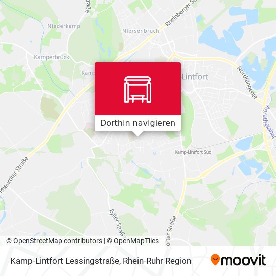 Kamp-Lintfort Lessingstraße Karte