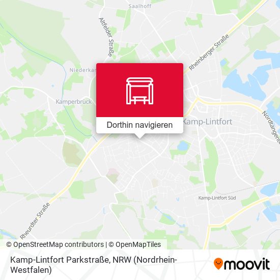 Kamp-Lintfort Parkstraße Karte