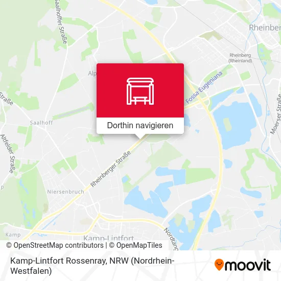 Kamp-Lintfort Rossenray Karte