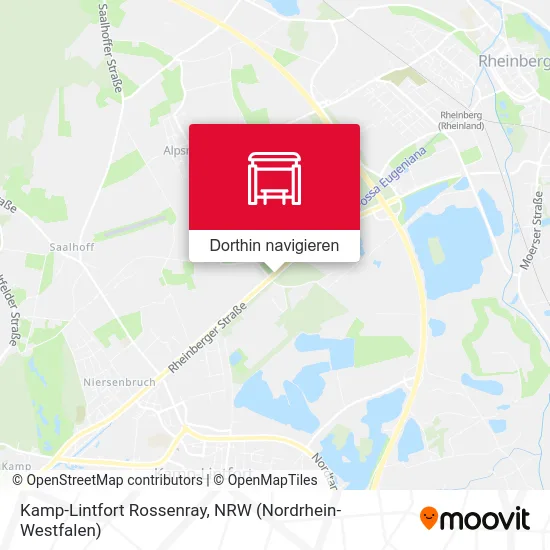 Kamp-Lintfort Rossenray Karte