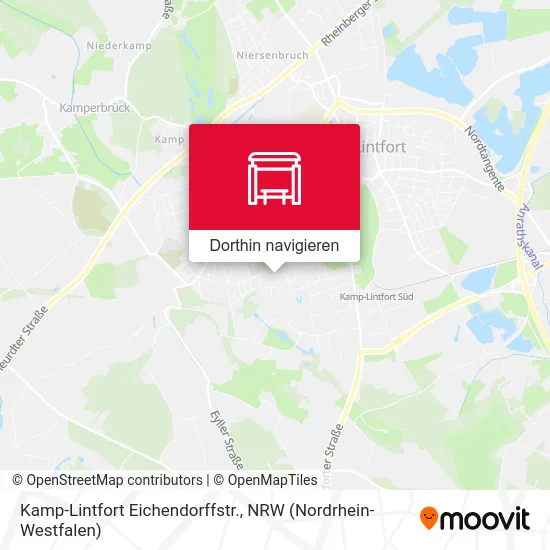 Kamp-Lintfort Eichendorffstr. Karte