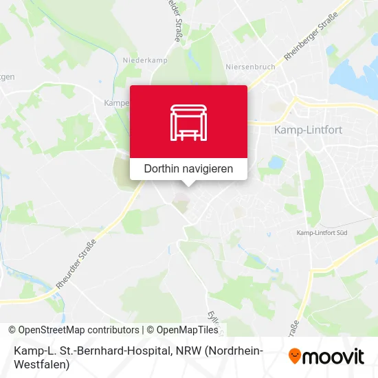 Kamp-L. St.-Bernhard-Hospital Karte
