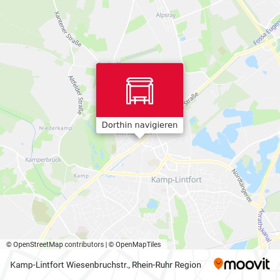 Kamp-Lintfort Wiesenbruchstr. Karte