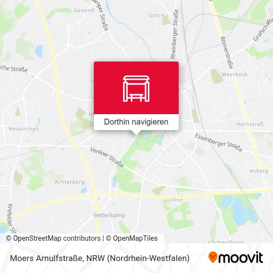 Moers Arnulfstraße Karte