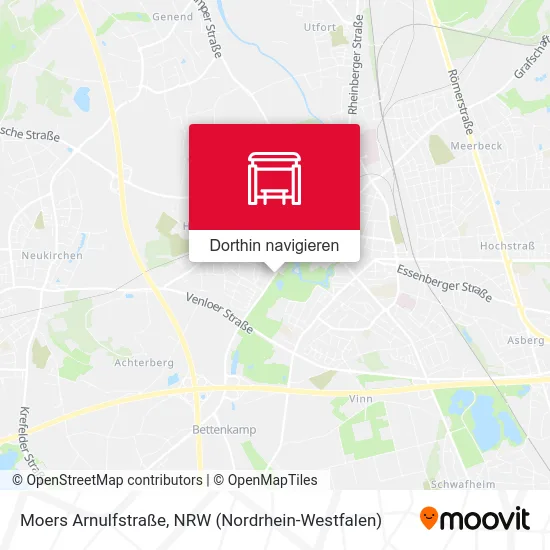 Moers Arnulfstraße Karte