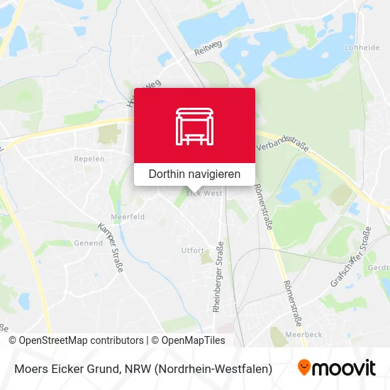 Moers Eicker Grund Karte