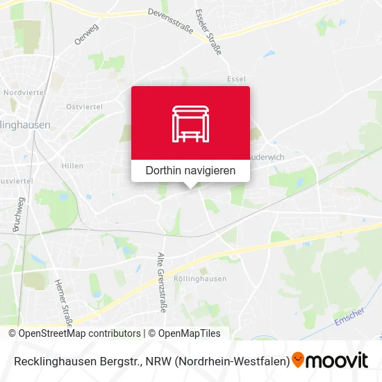 Recklinghausen Bergstr. Karte