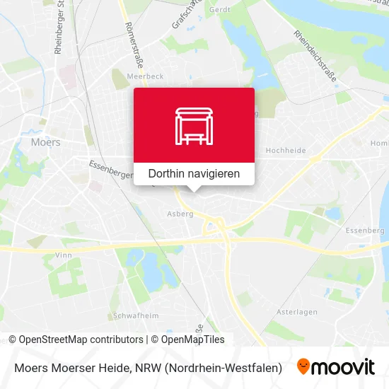 Moers Moerser Heide Karte