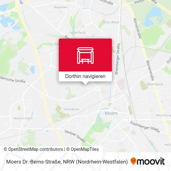 Moers Dr.-Berns-Straße Karte