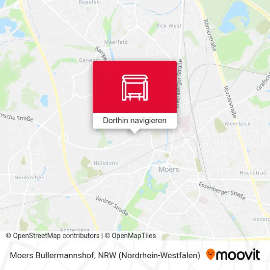 Moers Bullermannshof Karte