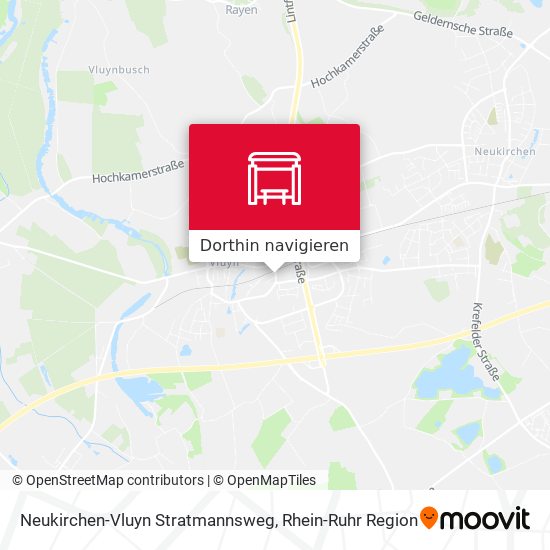 Neukirchen-Vluyn Stratmannsweg Karte