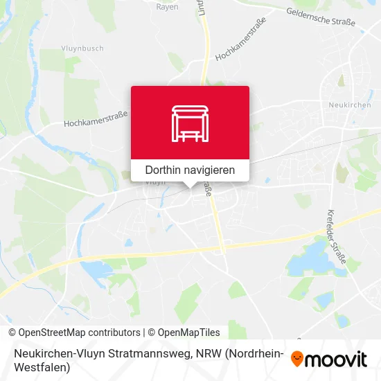 Neukirchen-Vluyn Stratmannsweg Karte