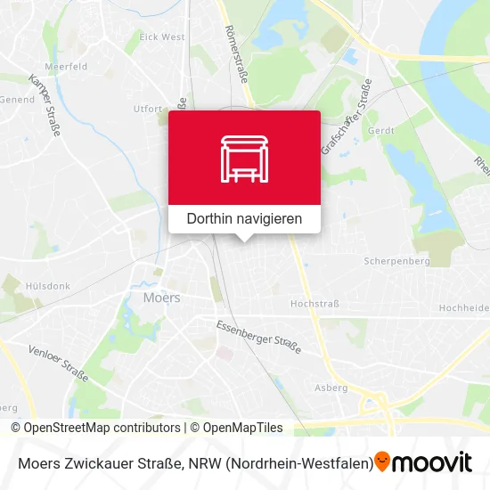 Moers Zwickauer Straße Karte