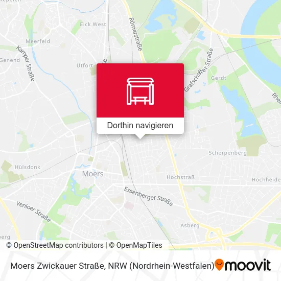 Moers Zwickauer Straße Karte