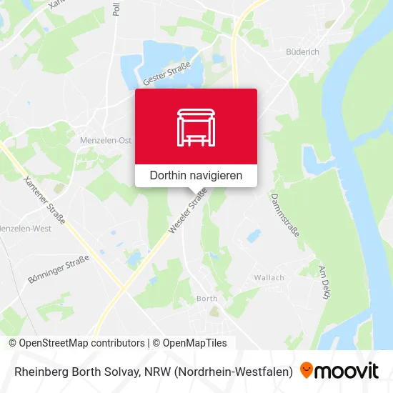 Rheinberg Borth Solvay Karte