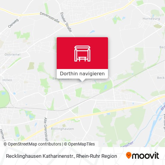 Recklinghausen Katharinenstr. Karte