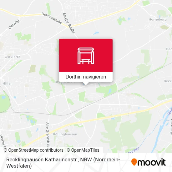 Recklinghausen Katharinenstr. Karte