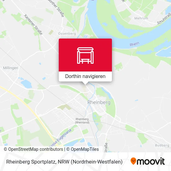 Rheinberg Sportplatz Karte