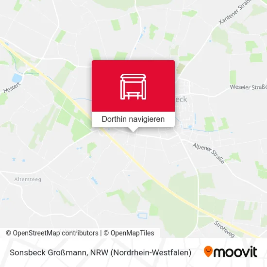 Sonsbeck Großmann Karte