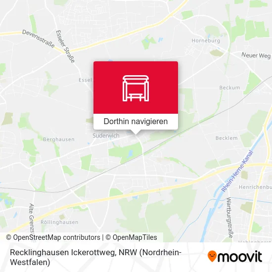 Recklinghausen Ickerottweg Karte