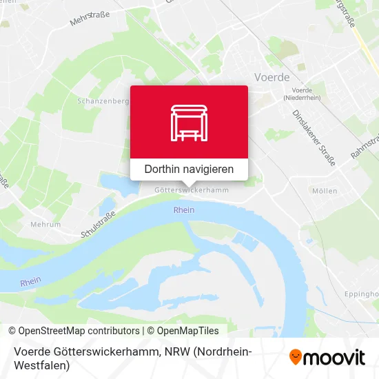 Voerde Götterswickerhamm Karte