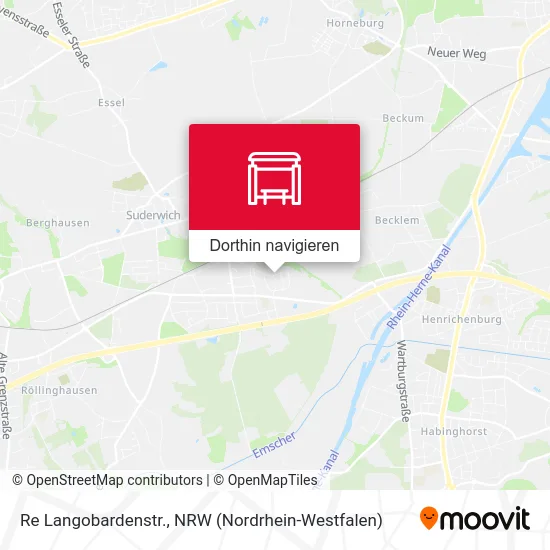 Re Langobardenstr. Karte